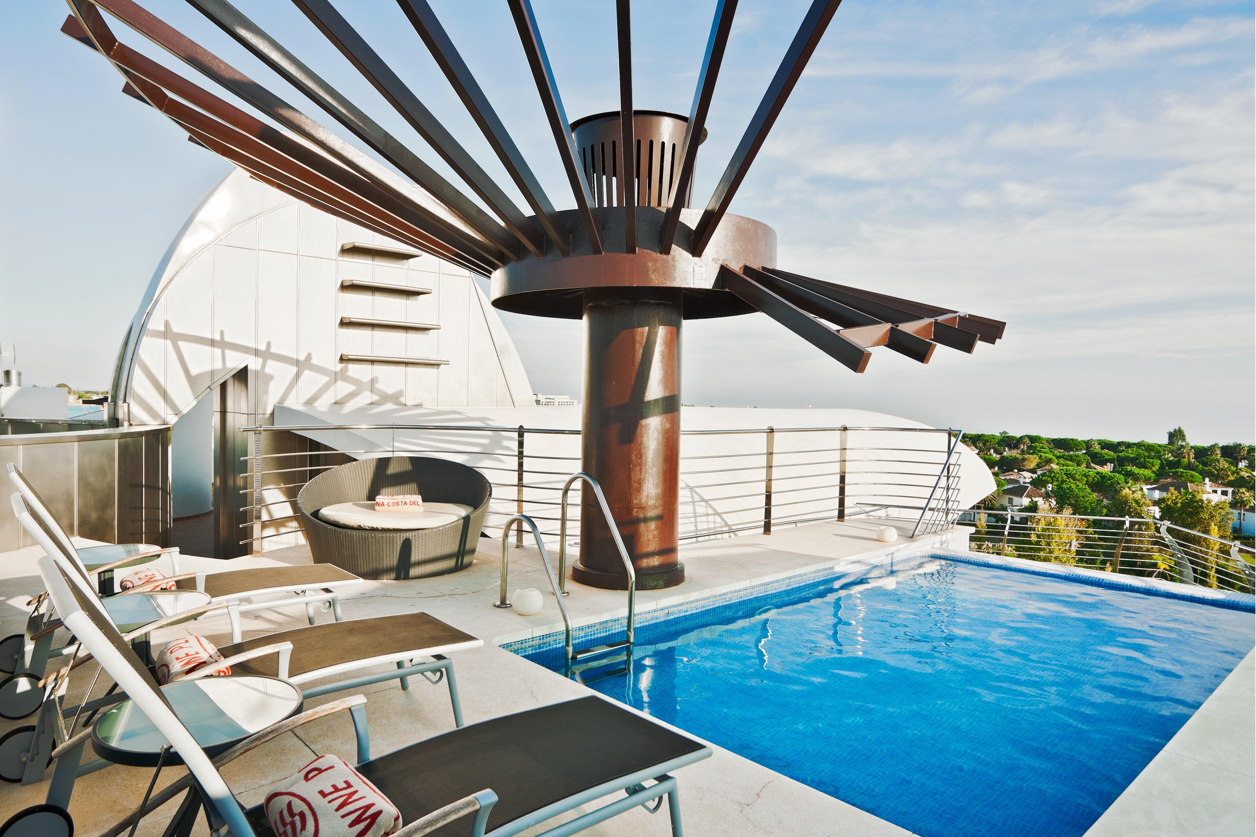 Senator Banus Spa Hotel Estepona Servizi foto Rooftop pool