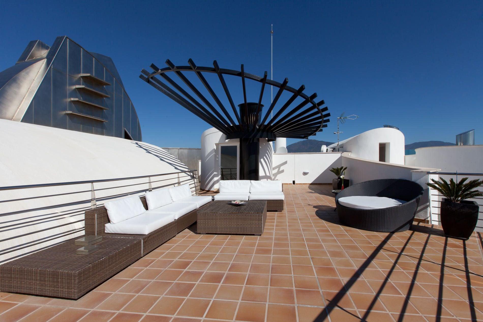 Senator Banus Spa Hotel Estepona Esterno foto Rooftop terrace
